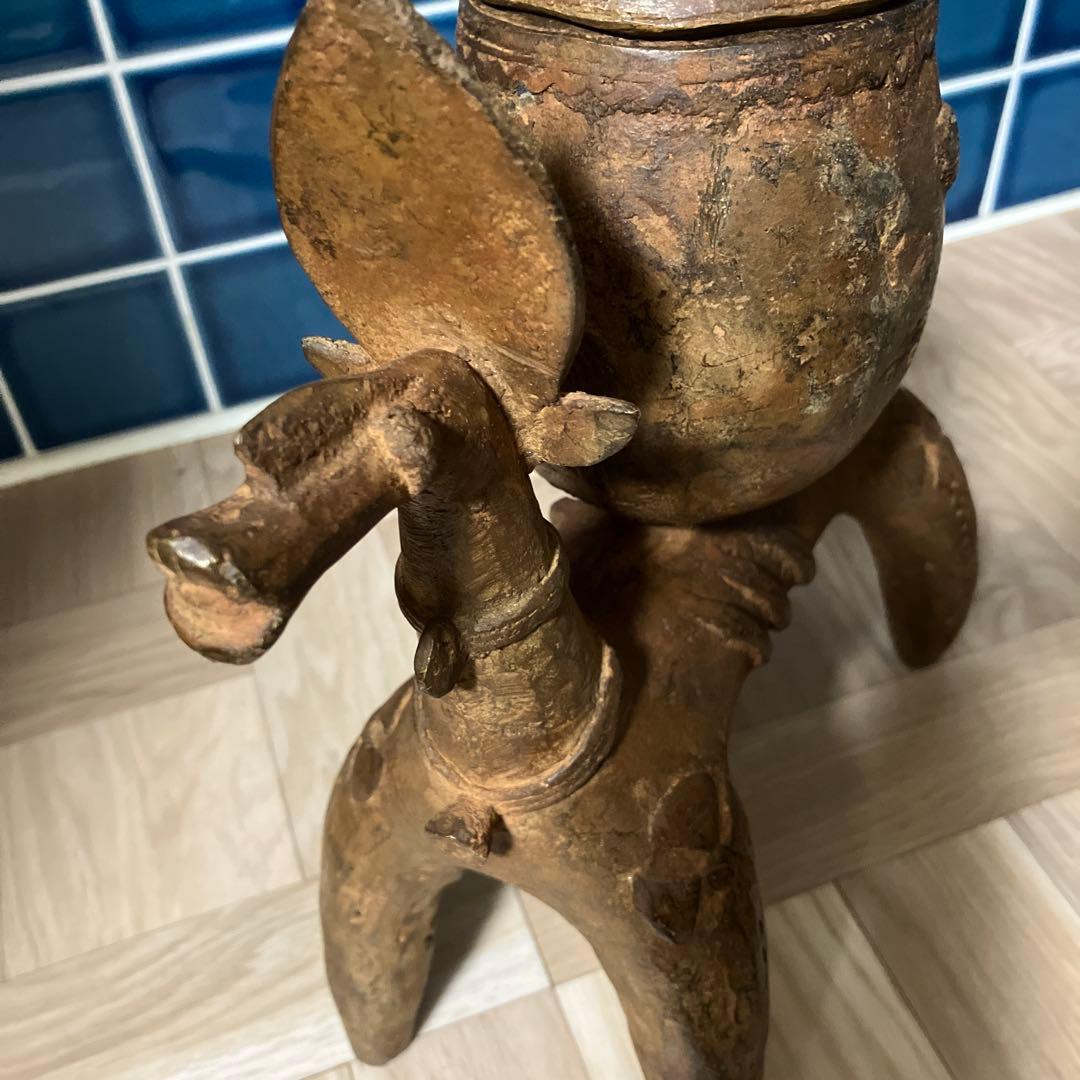 マリ共和国 ドゴン族 金属製オブジェ