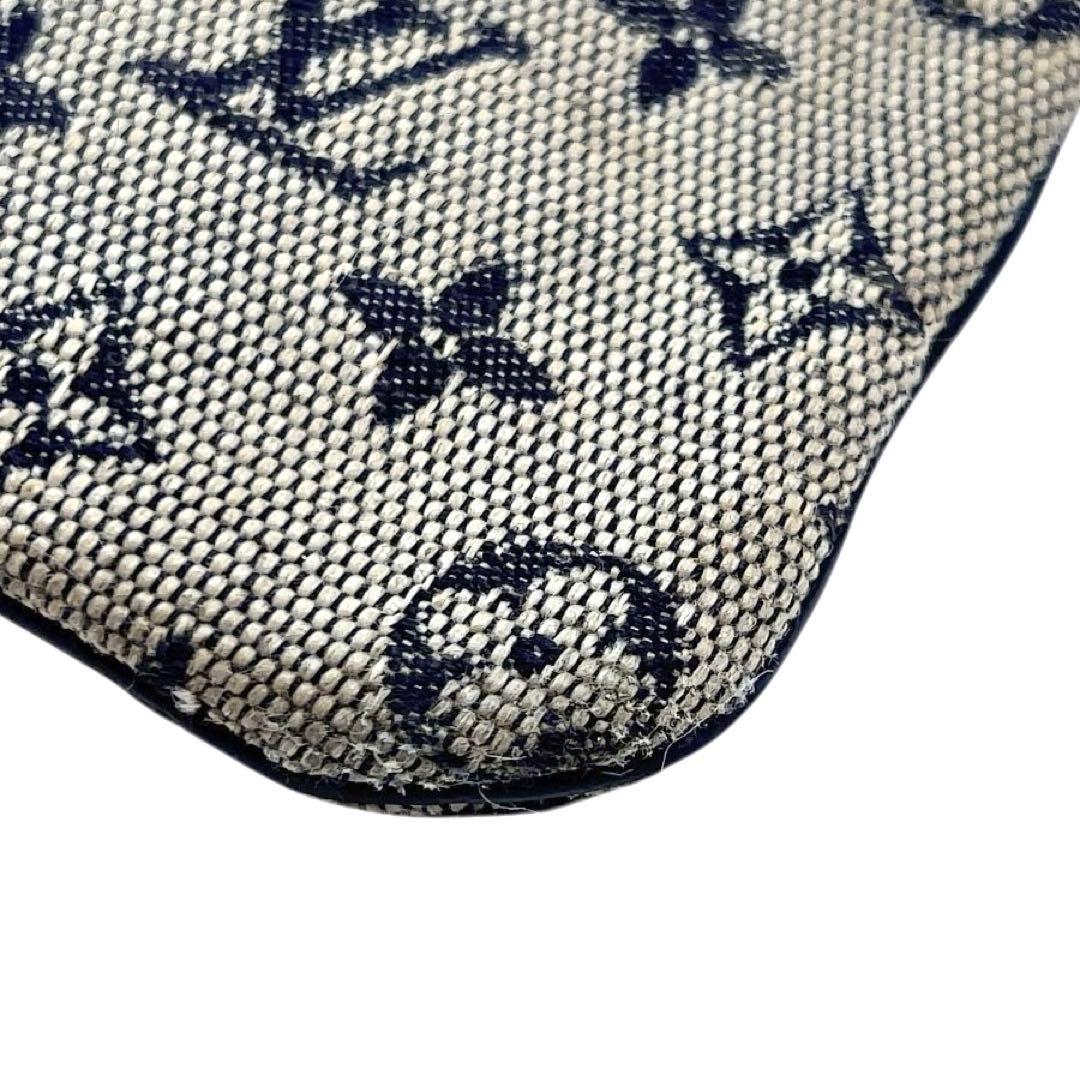 ルイヴィトン ケース モノグラムミニ ポシェットクレ 紺 M92236