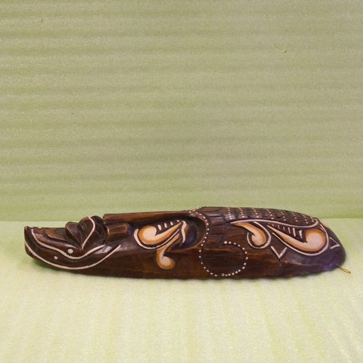 インドネシア お面 マスク 民族面 木彫り面 木製 木彫り 壁掛け 魔除け