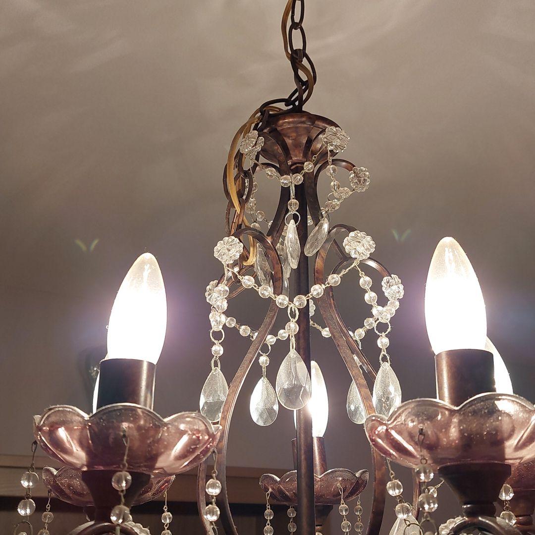 良い ローラアシュレイ シャンデリア 5灯 ローラアシュレイ