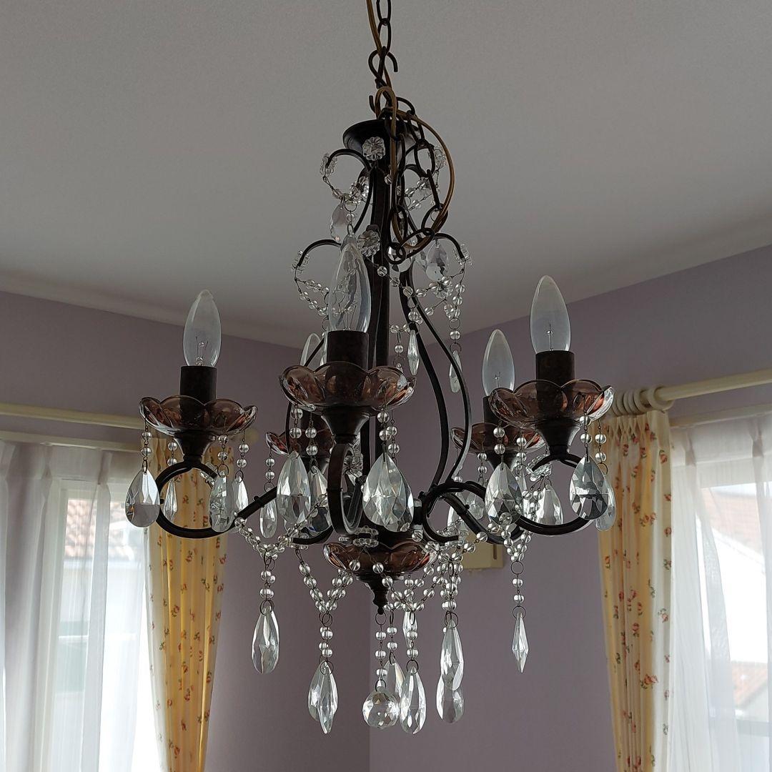 良い ローラアシュレイ シャンデリア 5灯 ローラアシュレイ