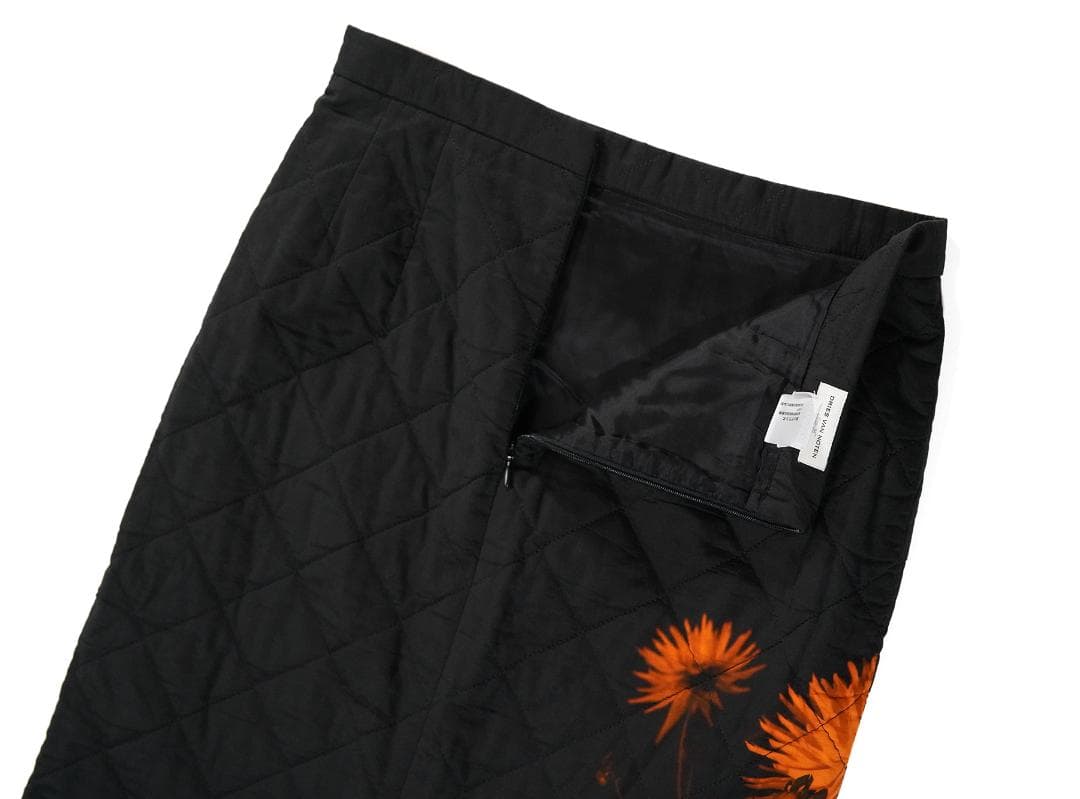 ベルギー製 DRIES VAN NOTEN フラワー キルティング スカート