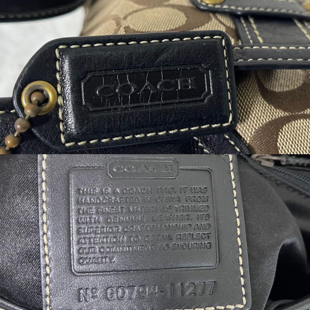 希少　コーチ　ショルダーバッグ　シグネチャー　Y2K レガシー