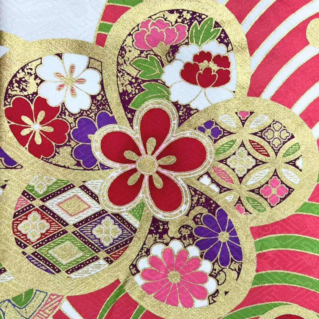 ≪早い者勝ち≫【美品】 振袖 正絹 古典柄 成人式 単品 白 S