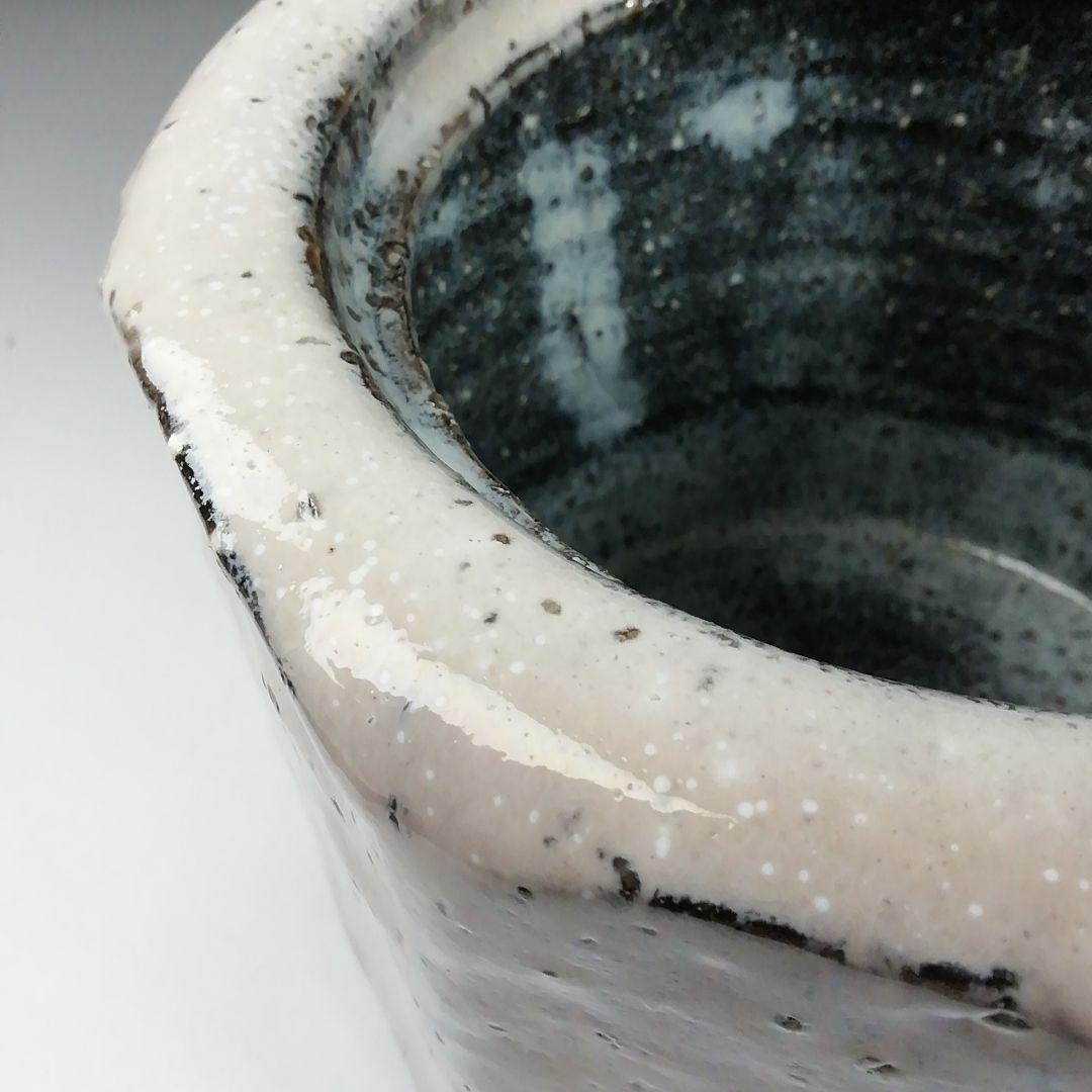 W23 水指 『萩 水指』『小萩窯 厚東建信 造』 共箱 茶道具