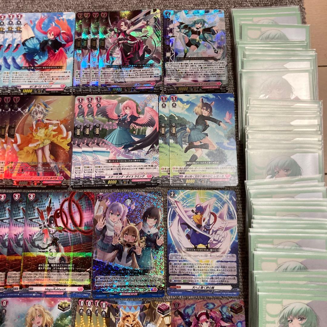 ヴァンガード アルティサリア デッキ　パーツ　スリーブ付き　ルミノエル