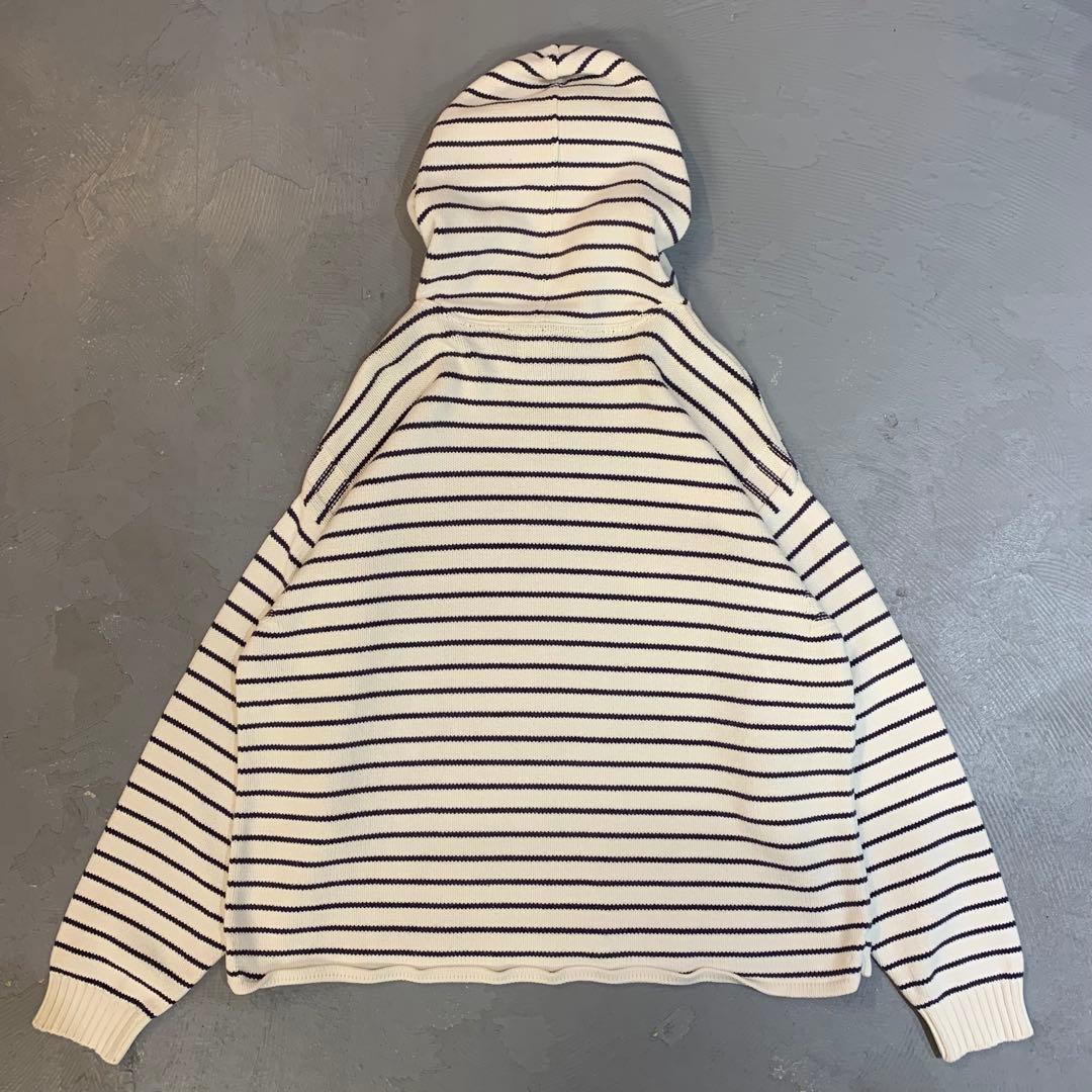 13WD999 90's old GAP ボーダー コットン パーカー