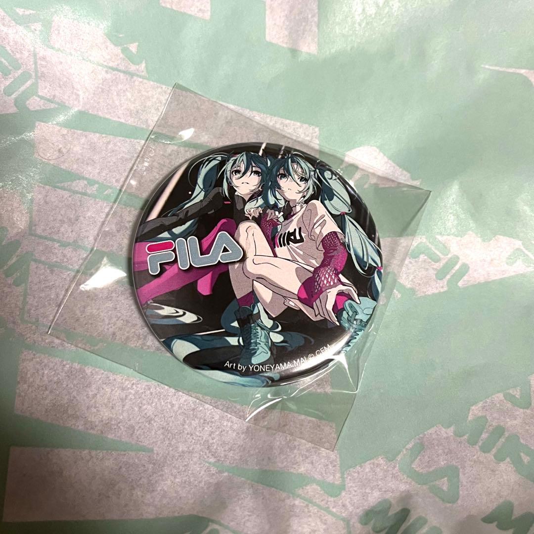 FILA × 初音ミク コラボスニーカー 予約特典 缶バッジ P112732029