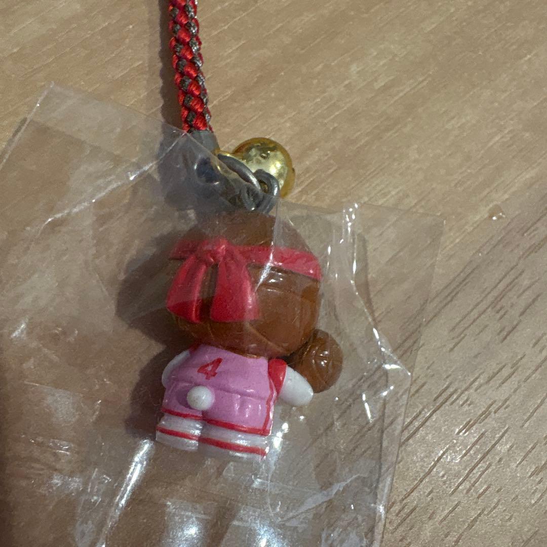 み*き様 ハローキティ ストラップ 体育会系　バスケットボール　根付