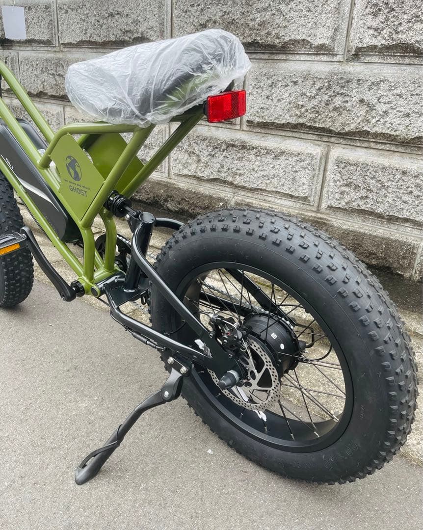 新車】電動アシスト自転車 公道走行可能 GHOST マットカーキ