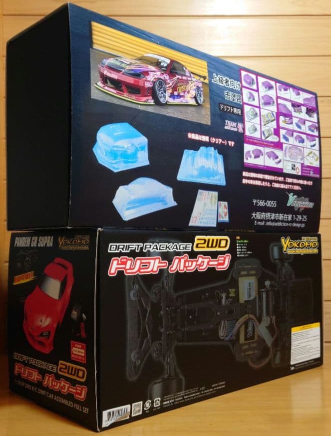 映画アライブフーンRCカーS15シルビアボディ＆ヨコモドリパケ2WDフル