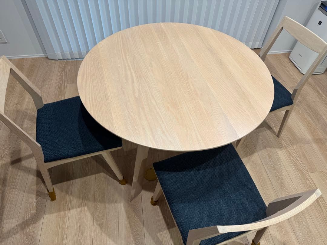 【ダイニングテーブルのみ】バーリン 円形 ダイニングテーブル ミキモク