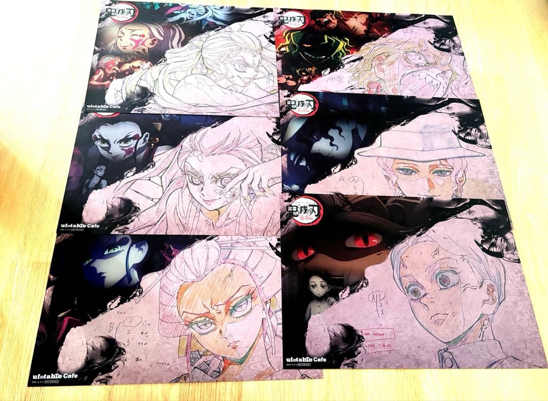 鬼滅の刃　ランチョンマット　まとめ売り　95枚　クリアファイル5枚 cafe