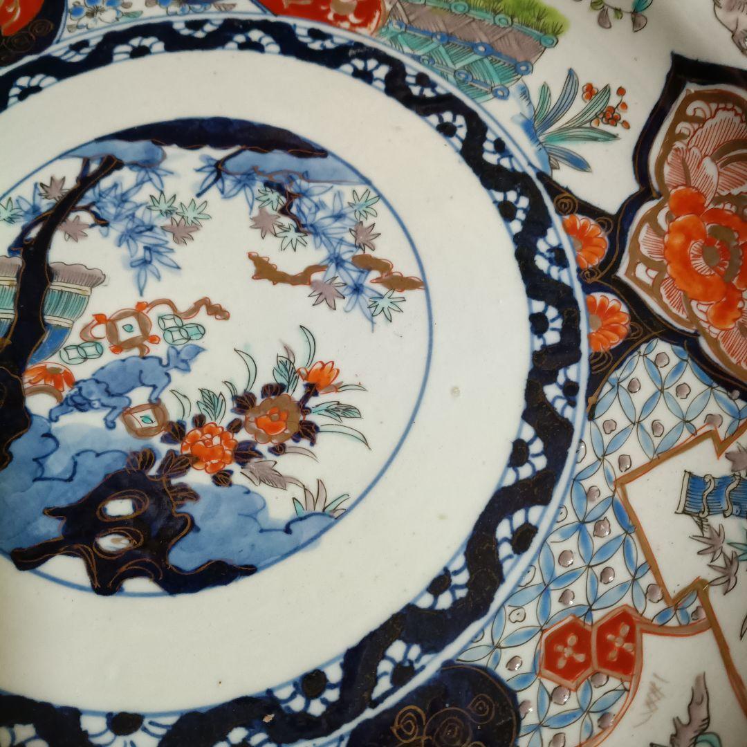 古伊万里 大皿 飾皿 直径約41cm 2個セット 木箱あり - メルカリ