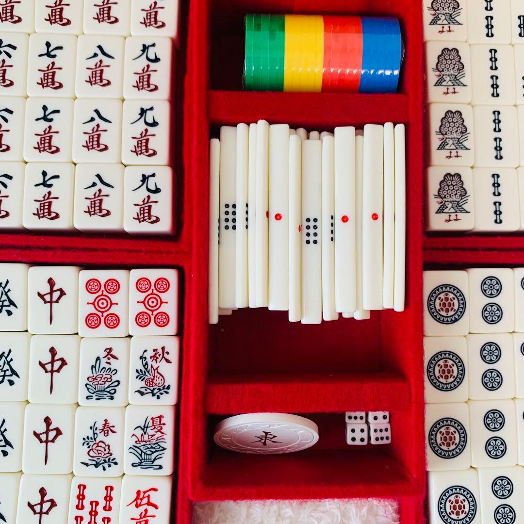 レア希少】任天堂 役満 特重 高級麻雀牌 亀の一筒 ニンテンドー 昭和