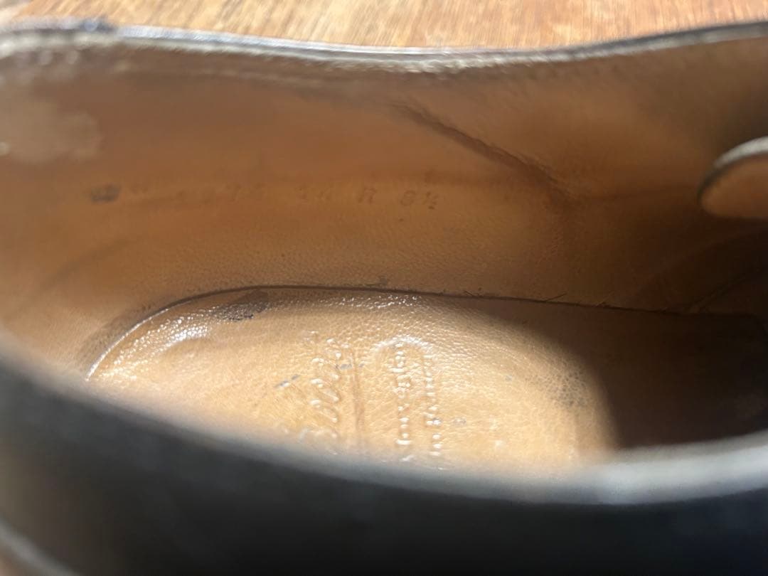 Paraboot ブラック レザー ビジネスシューズ