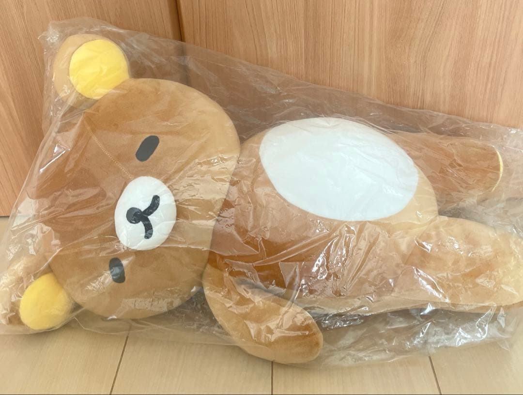 リラックマ ふっくらよりそい抱きぐるみ タグ付き リラックマ ふっくら