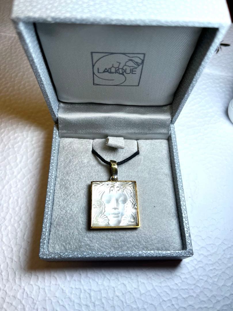 LALIQUE ラリック マスク ド ファム キャンドルホルダー 高島屋購入