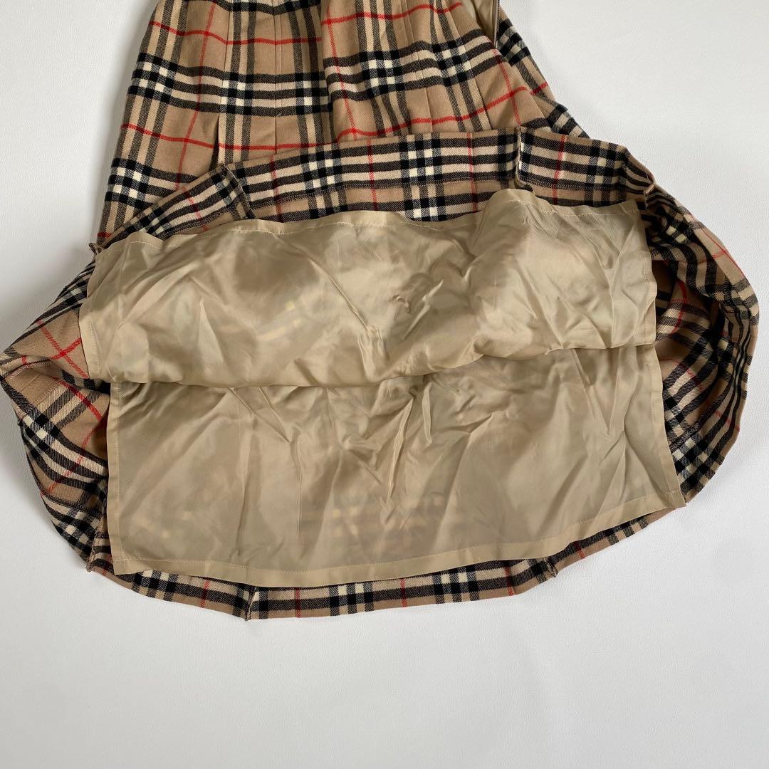 バーバリーズ ノバチェック ウール スカート 11AB Burberrys