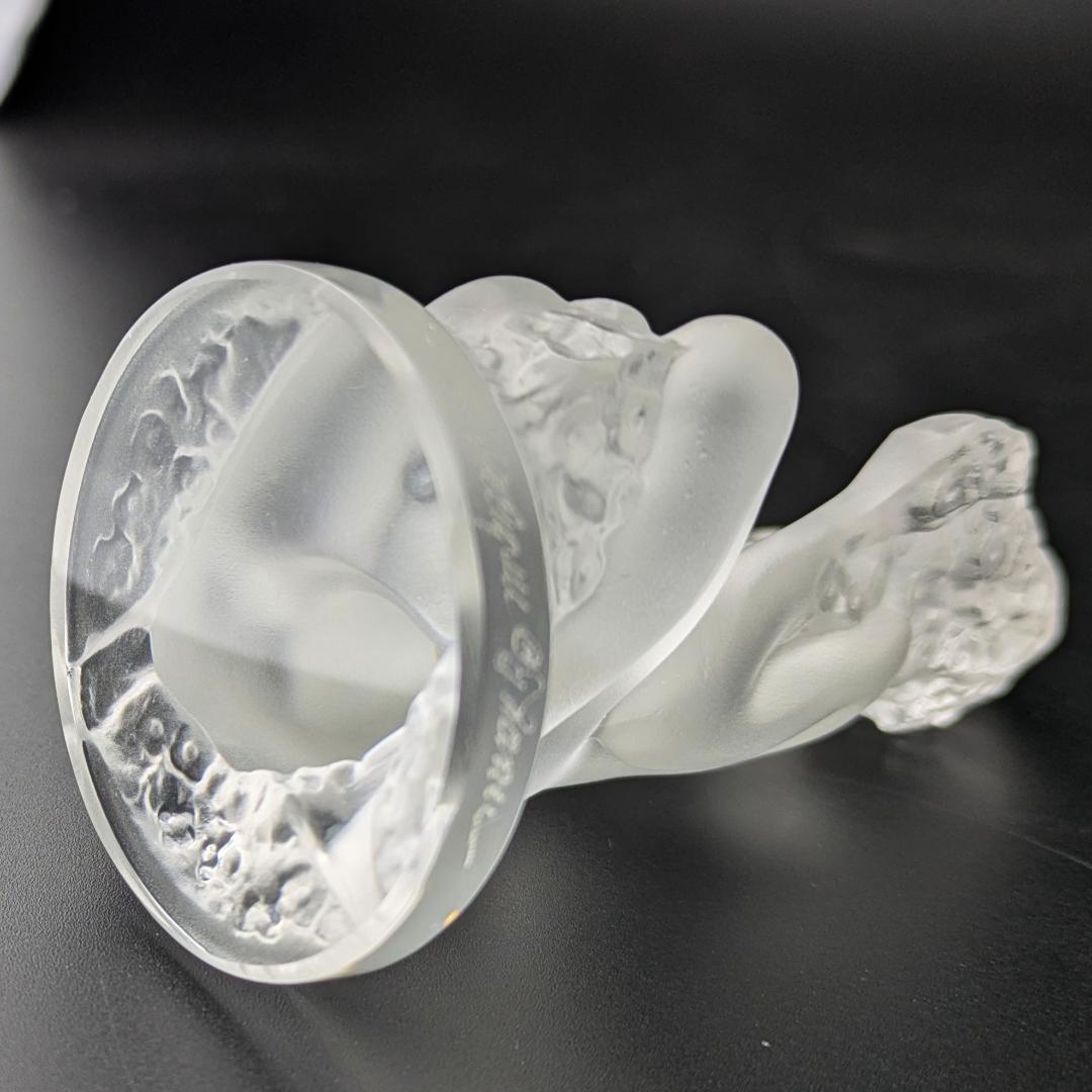 ラリック Floreal フロレアル フロスト ガラス フィギュリン 彫像