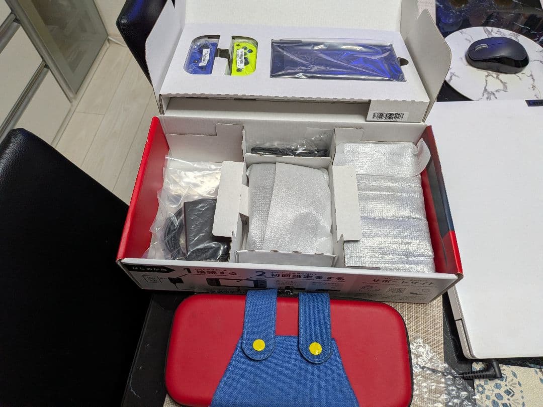 【当日発送可能】Nintendo Switch 本体 青/緑 付属品あり