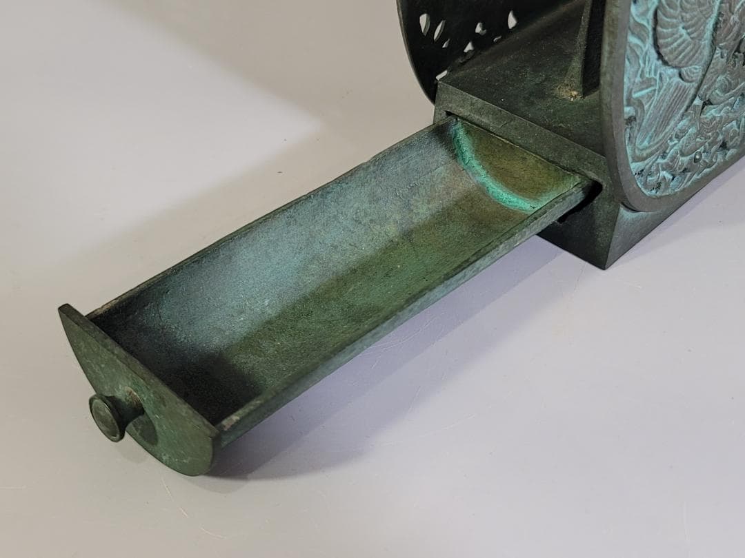 仏教美術 華鬘 引き出し付 経文立 珍品