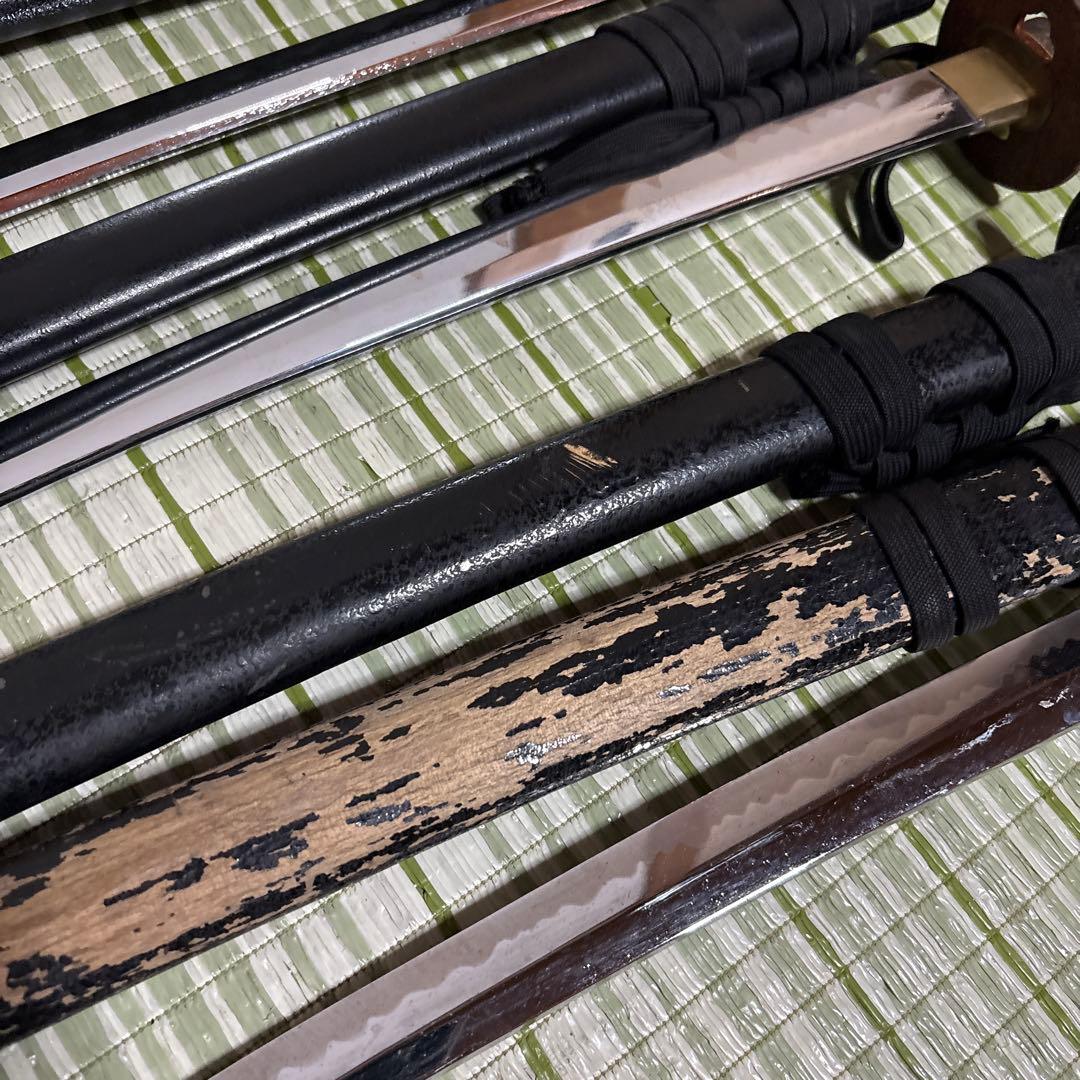 模造刀　模擬刀　武士　侍　伝統工芸　剣　ソード小太刀　鞘　鍔　大衆演劇　５本