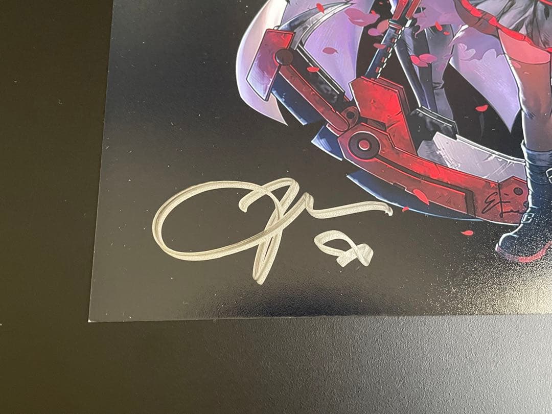 RWBY 直筆サイン入りポスター認定書付き