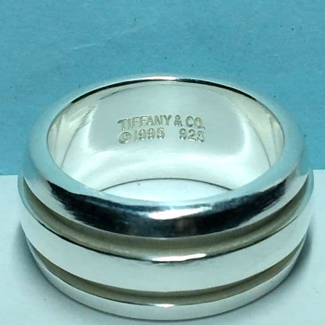 ティファニーグルーブドリング 11号　新品仕上げ　無傷未使用に近い
