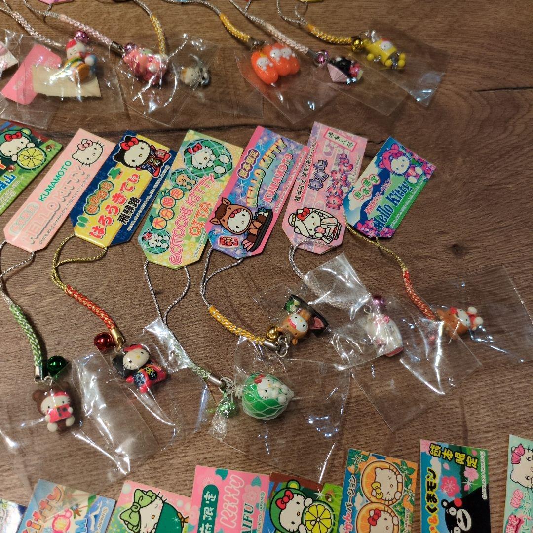 ご当地キティ羽付けストラップ 62個セット 未開封