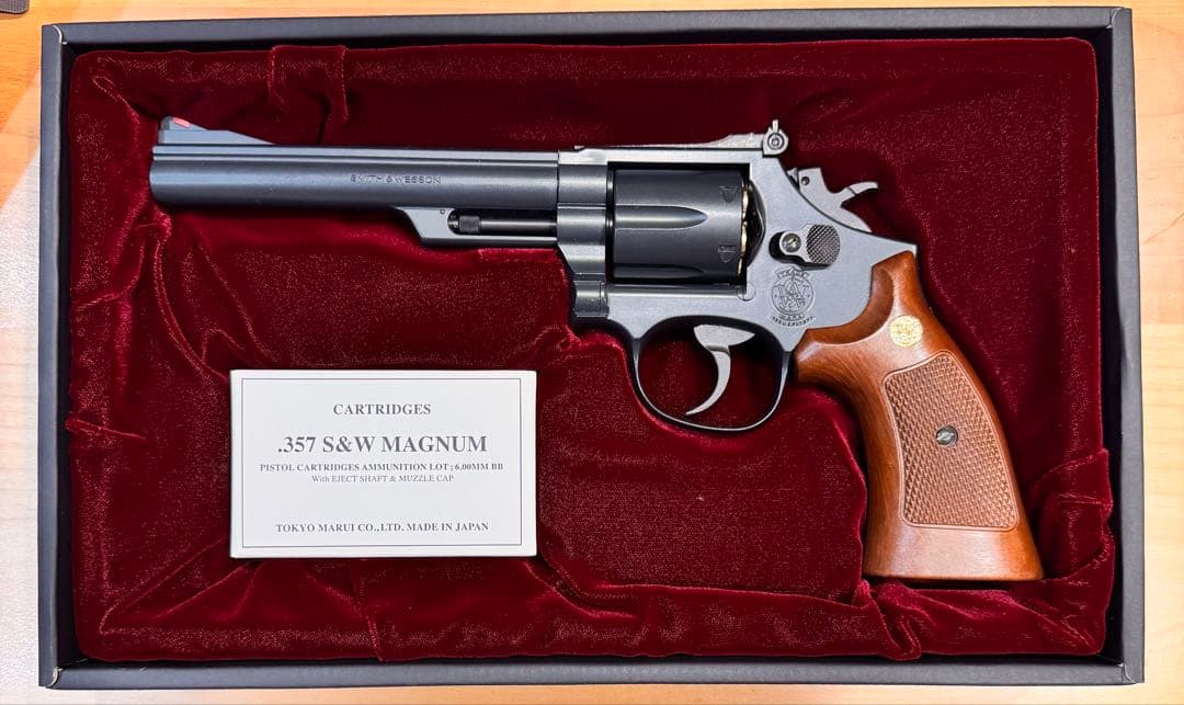 ガスリボルバー Smith & Wesson M19 6インチ
