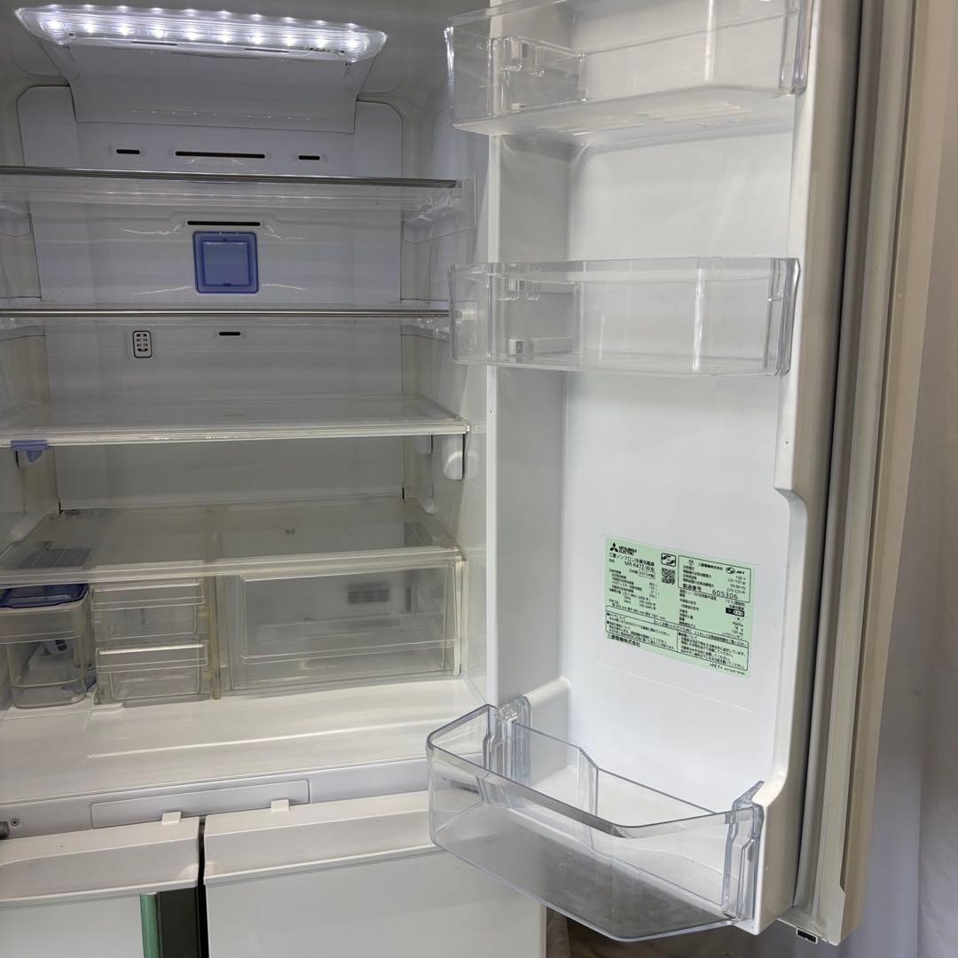 809⭕️冷蔵庫　三菱　フレンチドア　400-500ℓ　大型　安い　設置無料