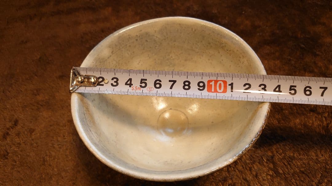 李朝 粉引茶碗 白釉 萩焼 抹茶碗 在銘 蔵出し 共箱