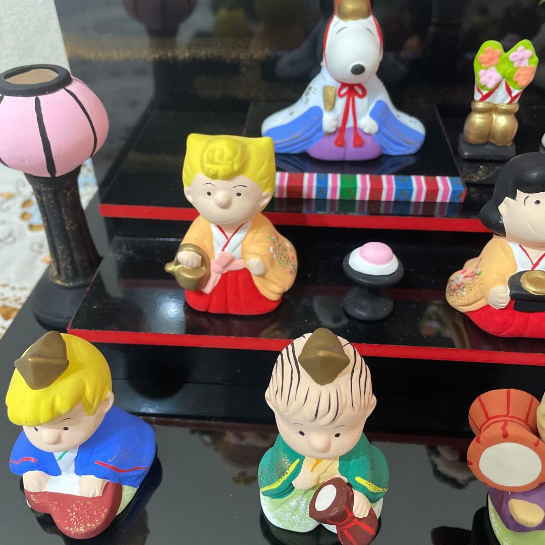 SNOOPY ひな祭り 陶器製　雛人形セット　吉徳大光　レア