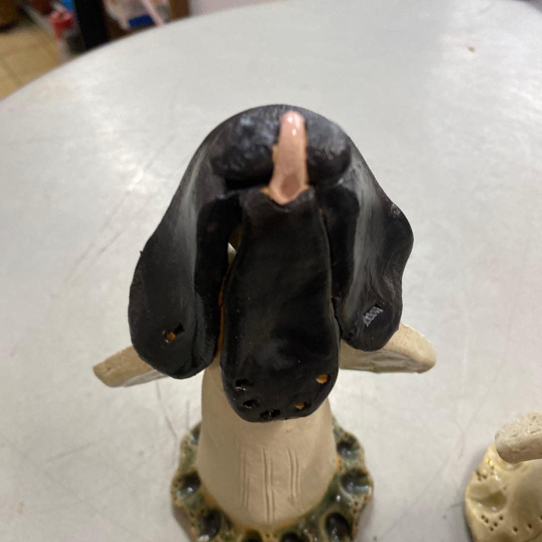 陶器 焼き物 水野雅子 作家作品 雛人形 雅子手稔り夫婦立體