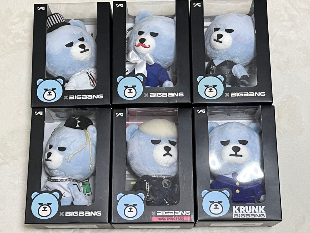 【希少】BIGBANG KRUNK ぬいぐるみ　6体セット