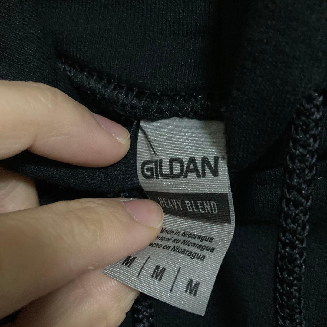 GILDAN paledusk ブラックフーディ Mサイズ GILDAN paledusk ブラック