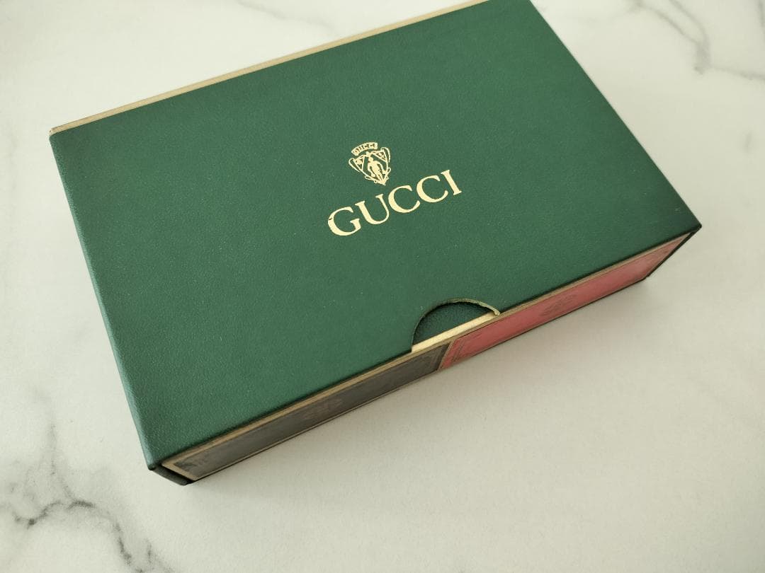 プ*ん様 【未開封】GUCCI トランプ2個 ボックス付き オールドグッチ ビン