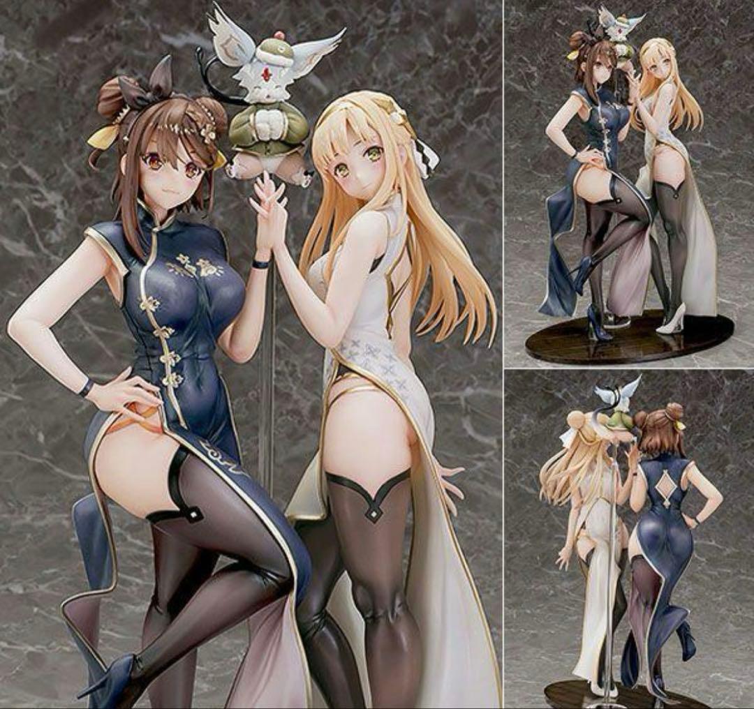 ライザ＆クラウディア　チャイナドレスVer　1/6　ライザのアトリエ2　Phat フィギュアレビュー ライザ&クラウディア チャイナドレス Ver. 1/6