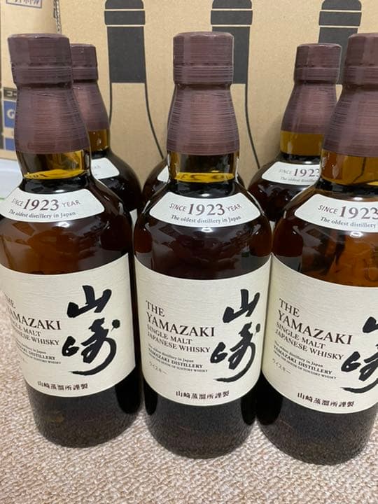 サントリー 山崎 シングルモルト ウイスキー 43度 700ml 6本