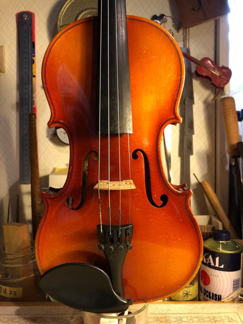 駒&魂柱調整済】Suzuki分数バイオリンNo280 1/4 1994