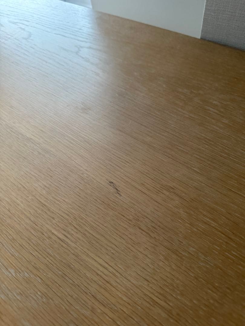 ナチュラルウッド×白脚 北欧風ダイニングテーブル（150×80×71cm）