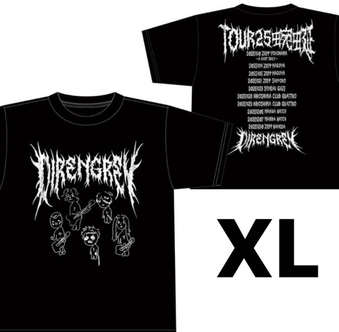 【XL】DIR EN GREY 蜿蜒 限定TシャツB ツアーグッズ ディル 京 INFORMATION