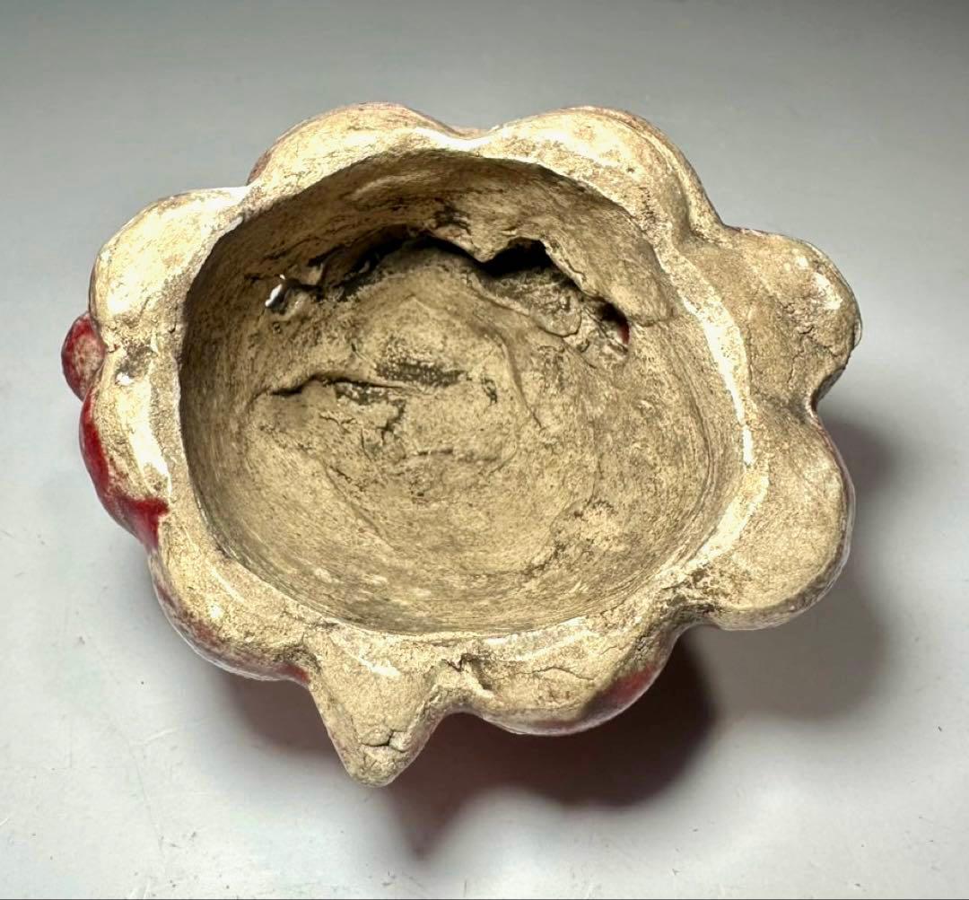 楽吉左衛門十二代 弘入造 赤獅子香炉 ／共箱／ 表千家