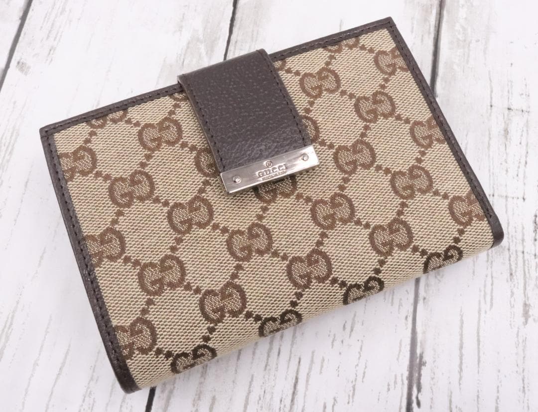 Gucci GGキャンバス 二つ折り財布