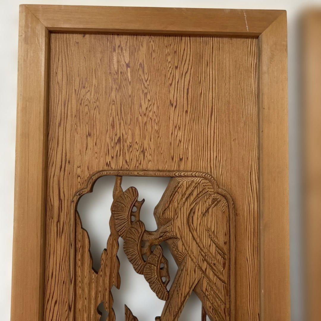 屋久杉 欄間 高級 中古品 サイズ:187センチ×40.5センチ×3センチ