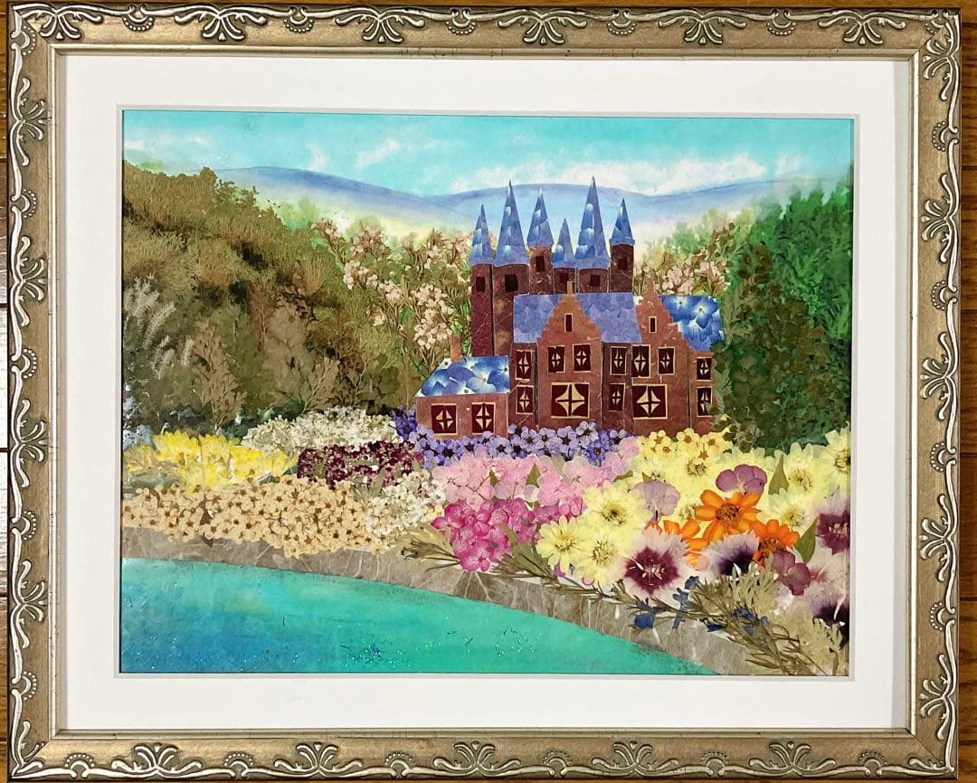 押し花アート額2点おまとめ