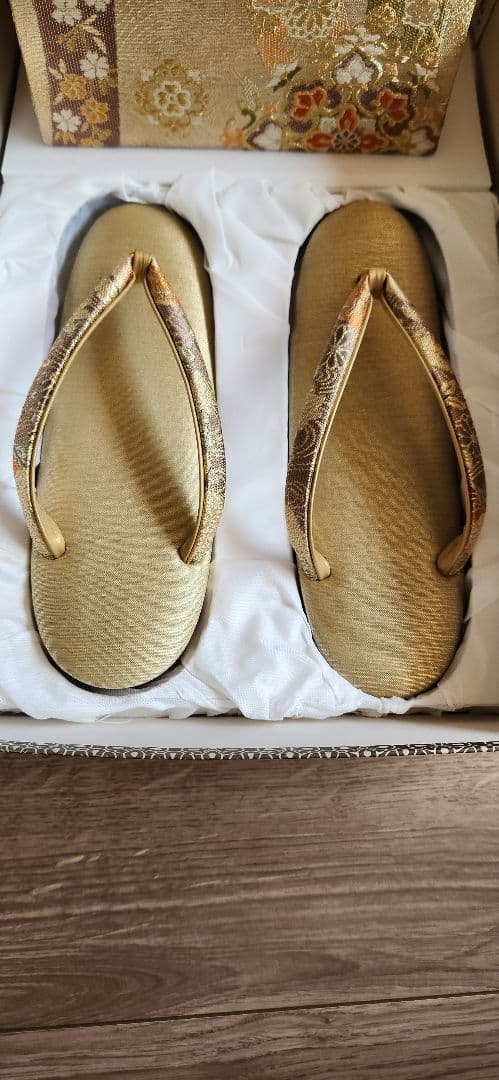 二時間ラストセール皇室御用達　菊之好　草履　最高級バッグセット