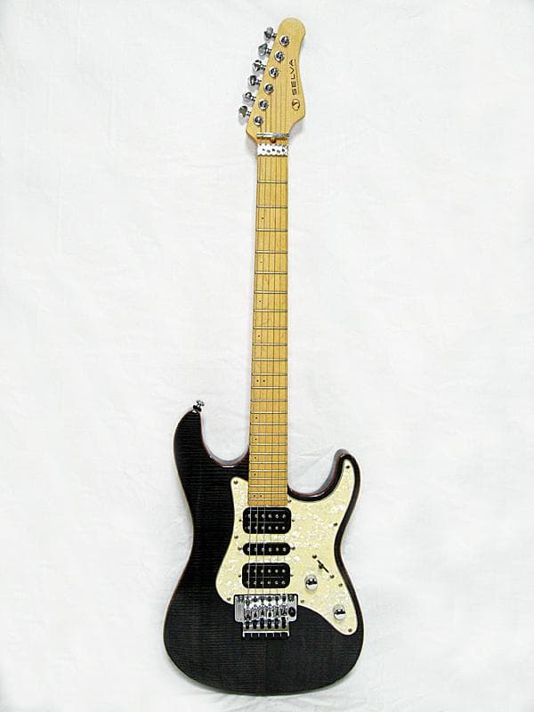SELVA SST-600 セルバ エレキ 石橋楽器 虎目 ブラック 黒