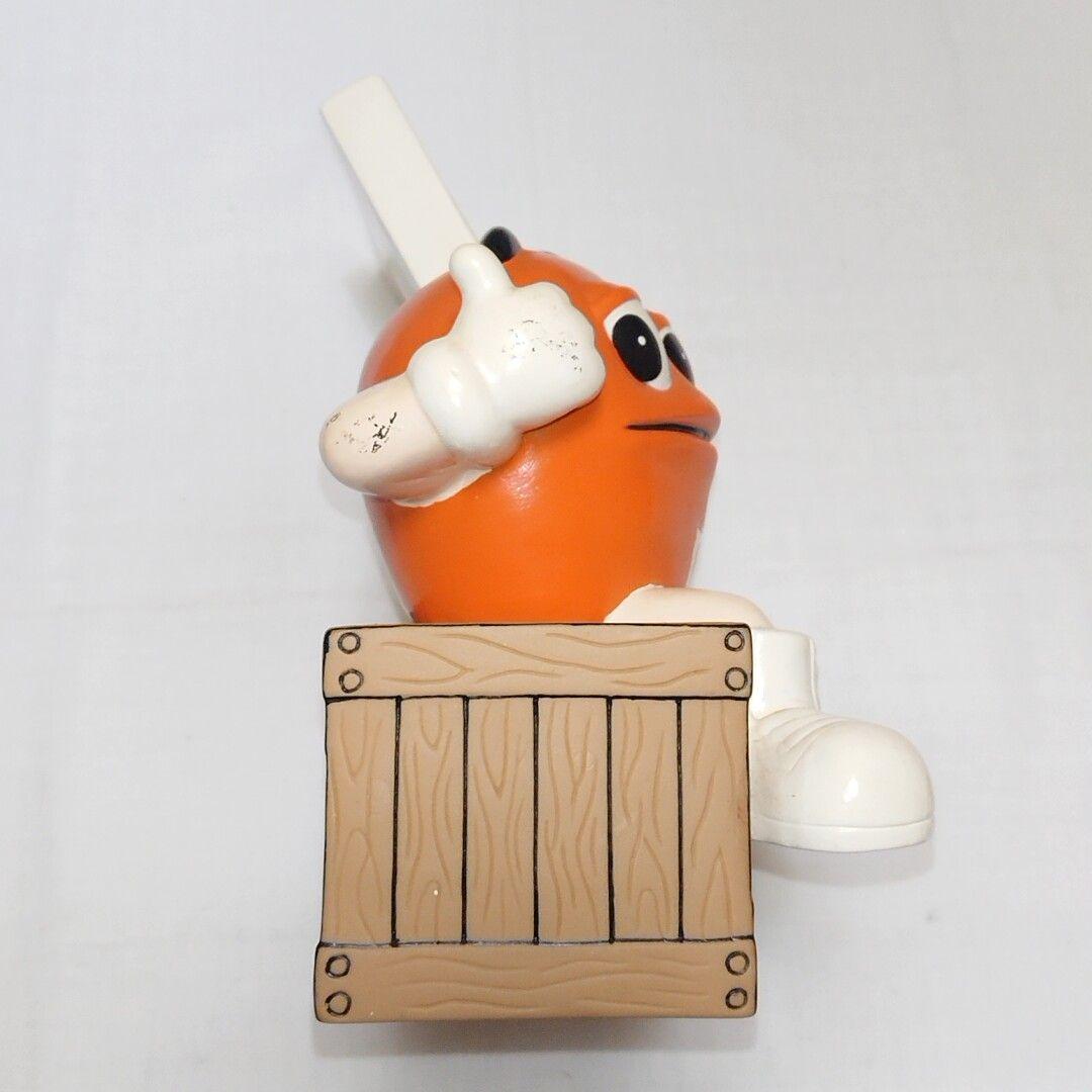 m&m's】エムアンドエムズ オレンジキャラクター 貯金箱 - メルカリ